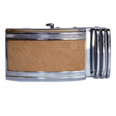 HP9421-22-23-24 - Đầu khóa da đà điểu Huy Hoàng da hột 4 phân đầu trắng màu đen, nâu đất, vàng bò, nâu đỏ