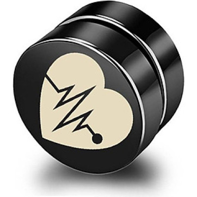 Bông tai nam châm họa tiết sao không cần xỏ lỗ 4