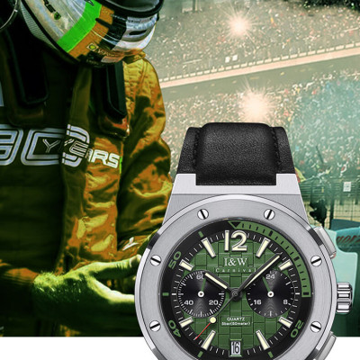 Đồng hồ nam chính hãng IW CARNIVAL IW605G-4 Kính sapphire ,chống xước ,Chống nước 30m ,Bảo hành 24 tháng,Máy điện tử(Pin),dây da cao cấp, thiết kế đơn giản dễ đeo