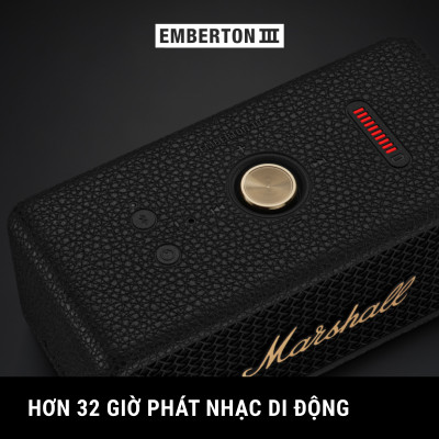[NEW ARRIVAL] Loa Bluetooth Marshall Emberton III Portable - Hàng chính hãng