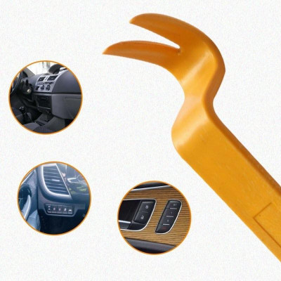 BỘ 4 DỤNG CỤ THÁO GỠ NỘI THẤT Ô TÔ BẰNG NHỰA tặng 1 THANH GHI SỐ ĐIỆN THOẠI TRÊN XE Ô TÔ