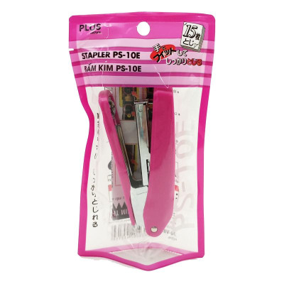 Bấm Ghim Happy Color Hồng 30-019AS - Plus-30-V82