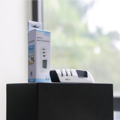 Dụng cụ mài dao 3 trong 1 chuyên dụng đa năng Hàn Quốc nhỏ gọn thời trang