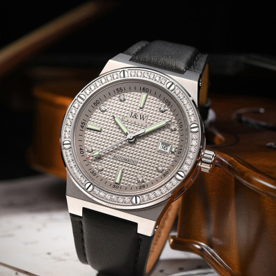 Đồng hồ nam chính hãng IW CARNIVAL IW610G-3 Kính sapphire ,chống xước ,Chống nước 30m ,Bảo hành 24 tháng,Máy cơ (Automatic),dây da cao cấp, thiết kế đơn giản dễ đeo