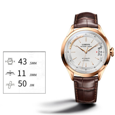 Đồng hồ nam chính hãng LOBINNI L17522-1 chuẩn Thụy Sỹ