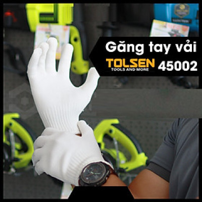 BỘ 12 BAO TAY VẢI TRẮNG 580g TOLSEN 45002 - HÀNG CHÍNH HÃNG