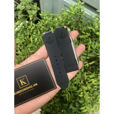 GIÁ HỦY DIỆT Dây đồng hồ HUBLOT nam cao su đen sọc case 42 size dây 19 - 25 - 22