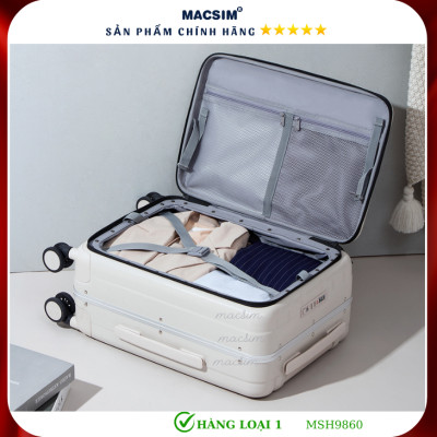 Vali cao cấp Macsim Hanke MSH9860 24 inch đen - Hàng loại 1