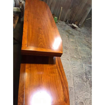 kệ tivi vát gỗ hương đá