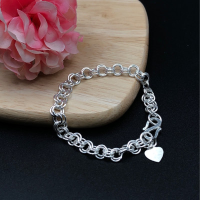 lắc tay lắc chân trẻ em bằng bạc ta lte041