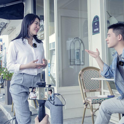 Micro Thu  Âm Cài Áo Saramonic Blink900 B2 Cho Điện Thoại & Máy Ảnh – Livestream/ Quay video/ Podcast -Hàng Chính Hãng 