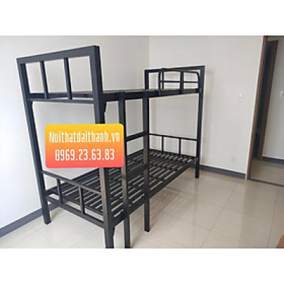 Giường sắt hai tầng cho sinh viên 1mx2m Đại Thành