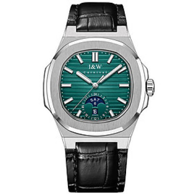 Đồng Hồ Nam I&W Carnival 735GT6 Chính Hãng Full Box Chống Nước Kính Chống Xước Dây Da Cao Cấp BH 60T (Máy Cơ Tự Động)