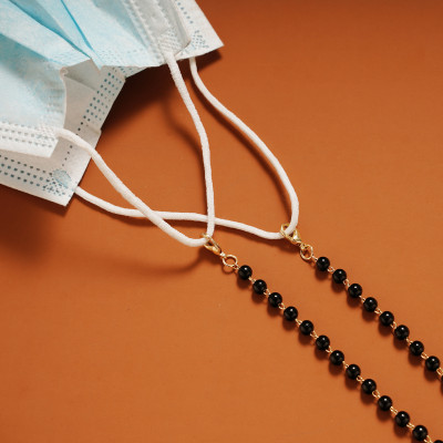 Chuỗi đeo kính ngọc trai Hàn Quốc handmade sáng tạo ins star dây buộc khẩu trang đeo tai nghe airpod sành điệu