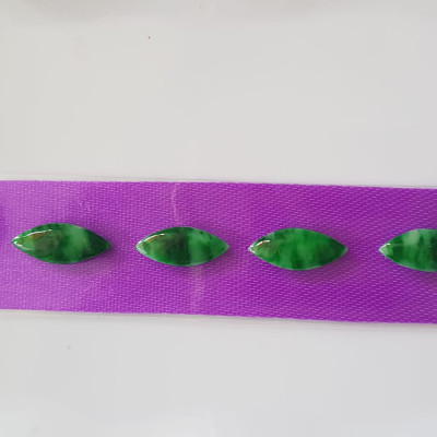  Bộ lắc hạt dưa mới rất đẹp đá cẩm thạch tự nhiên Size Dài 15mm x Ngang 6mm x dầy 2mm màu xanh lý sơn thủy bóng đậm đẹp sang Nữ lên lắc tay bằng vàng đeo rất đẹp luôn món quà tặng Mẹ, Vợ, người thân ý nghĩa ạ