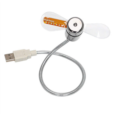 Quạt mini Cầm Tay dc 5v Bằng Kim Loại Hiển Thị Đồng Hồ Đèn led Hiển Thị Thời Gian Thực đồng hồ quạt thông minh.