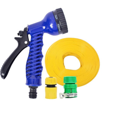 Tưới cây rửa xe Bộ dây và vòi xịt tăng áp lực nước 300% loại 30m cút nhựa,nối nhựa 206843
