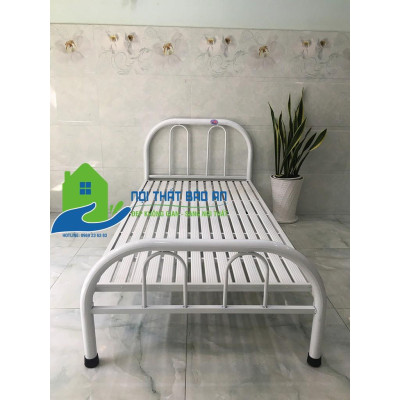 Giường sắt mỹ nghệ nhiều kích thước từ 1m đến 1m8 mẫu 03 - Bảo An