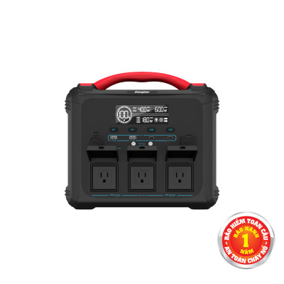 Trạm sạc dự phòng di động Energizer công suất 1100Wh|1200W LMFP, mang theo Du lịch/Camping/Leo Núi  - Hàng chính hãng