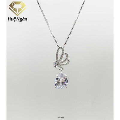 Dây chuyền bạc Ý 925 Huệ Ngân - Cánh bướm mùa xuân PP1404
