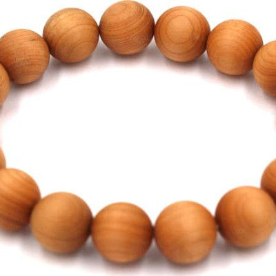 Chuỗi đeo tay gỗ ngọc am 12 ly 17 hạt (204mm)