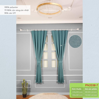 Rèm may sẵn  130x200cm các màu