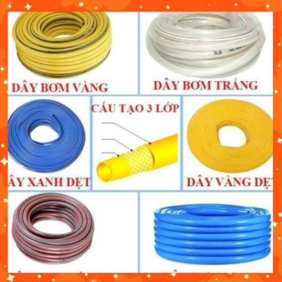 Bộ dây vòi xịt nước rửa xe, tưới cây tăng áp 3 lần,loại 15M (nối đồng nhựa đen) 206317