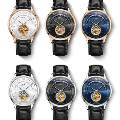 Đồng Hồ Nam I&W Carnival 525G1 Chính Hãng Full Box Chống Nước Kính Chống Xước Dây Da Cao Cấp BH 24T (Máy Cơ Tự Động)