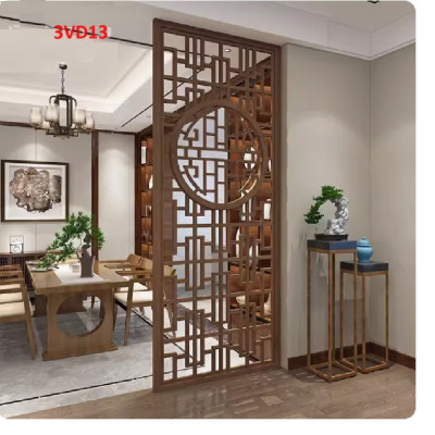 Vách ngăn phòng khách, nhà bếp bằng gỗ 3VD13 - Nội thất lắp ráp Viễn Đông