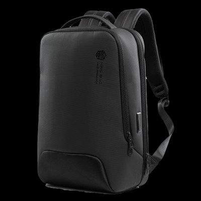 Balo laptop 15” KINGBAG APOLLO thời trang, tích hợp cổng USB đa dụng, ngăn phụ lót chống thấm, màu đen - Hàng chính hãng