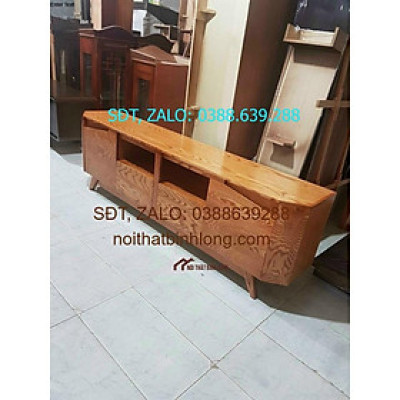 Kệ tivi gỗ sồi 2m4