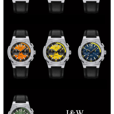 Đồng Hồ Nam I&W Carnival 605G2 Chính Hãng Full Box Chống Nước Kính Chống Xước Dây Da Cao Cấp BH24T (Máy Pin-Quartz)