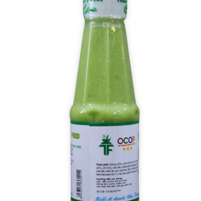 Muối Ớt Xanh Chai Lớn 250g (lốc 6 chai) Thương Hiệu Thiên Thiên Food - Đặc Sản Nha Trang Dùng Chấm Hải Sản