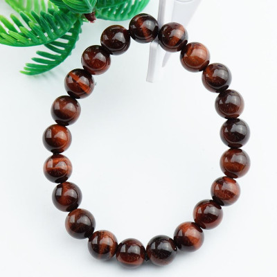 Vòng Tay Đá Mắt Hổ Tiger Eye Nâu Đỏ Tự Nhiên