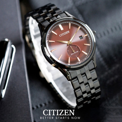 Đồng Hồ Nam Citizen Dây Thép Không Gỉ BV1115-82X - Mặt Nâu