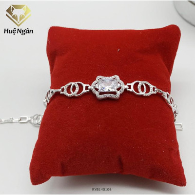 Lắc tay bạc 925 Huệ Ngân - Hình học RYB140106