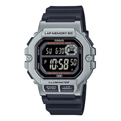 Đồng Hồ Nam Dây Nhựa Casio Standard WS-1400H-1BVDF Chính Hãng - WS-1400H-1B Pin 10 Năm