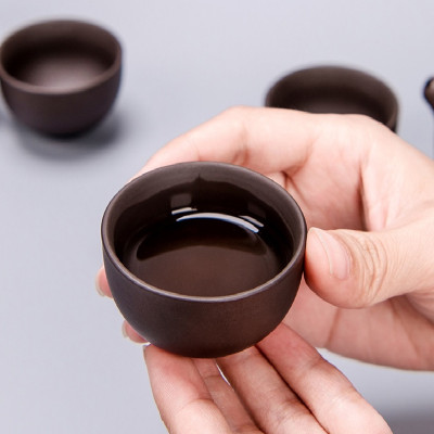  Bộ Ấm Chén Pha Trà Mini Có Túi Đựng Thích Hợp Cho Đi Du Lịch , Công Tác - Hàng Chính Hãng 