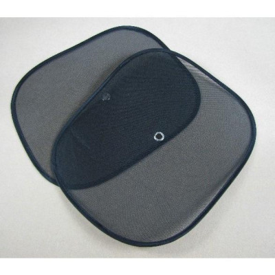 Bộ 2 tấm che nắng cửa kính xe ô tô dạng lưới (màu đen)