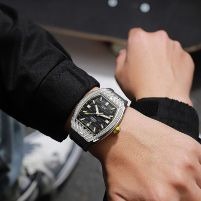 Đồng hồ nam chính hãng IW Carnival IW727G-4 ,kính sapphire,chống xước,chống nước 50m,Bh 24 tháng,máy cơ (automatic)