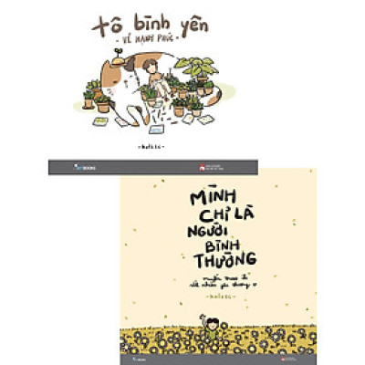 Combo Tô Bình Yên Vẽ Hạnh Phúc + Mình Chỉ Là Người Bình Thường (Bộ 2 Cuốn) (AZ)