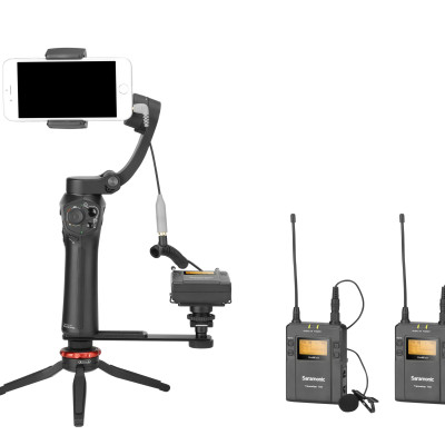 Bộ Micro Thu Âm Không Dây Saramonic UWMIC9 KIT2 - Quay Phim / Livestream / Vlog - Hàng Chính Hãng 