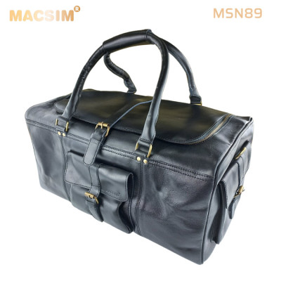 Túi Da Thật Du Lịch Macsim MSN89 – Da Bò Nguyên Miếng | Cổ Điển – Thủ Công – Chính Hãng