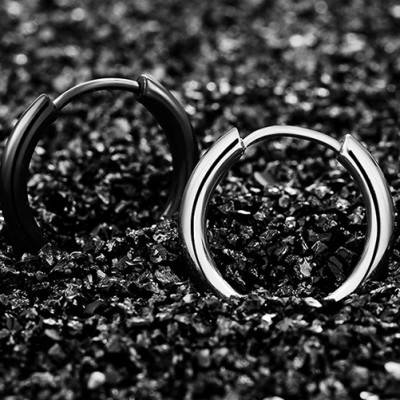 Bông Tai Khuyên Tròn Winwinshop88 BT233 (12mm) – Bạc