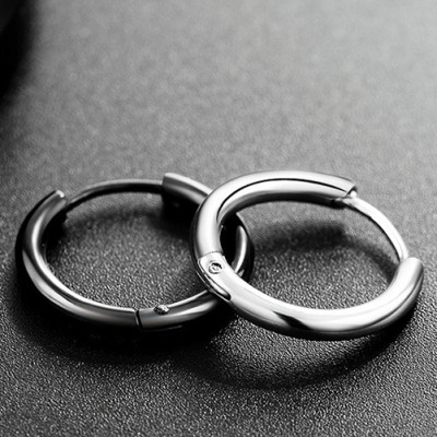 Bông Tai Khuyên Tròn Winwinshop88 BT233 (12mm) – Bạc