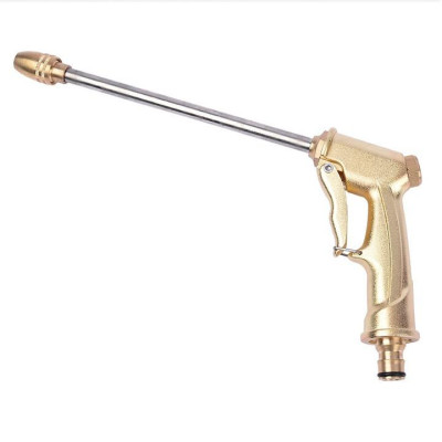 Bộ dây vòi xịt nước rửa xe, tưới cây . tăng áp 3 lần, loại 7m, 10m 206701-3 đầu đồng, cút đồng