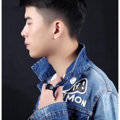 Nhẫn nam titan thời trang mặt trơn vuông to inox cao cấp thép không gỉ trangsucpt màu mạ đen PTNNA25