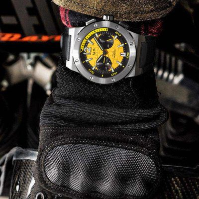 Đồng hồ nam chính hãng IW CARNIVAL IW605G-3 Kính sapphire ,chống xước ,Chống nước 30m ,Bảo hành 24 tháng,Máy điện tử(Pin),dây da cao cấp, thiết kế đơn giản dễ đeo