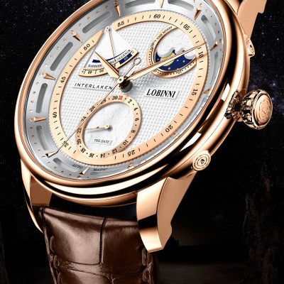 Đồng hồ nam chính hãng LOBINNI L17011-1 chuẩn Thụy Sỹ