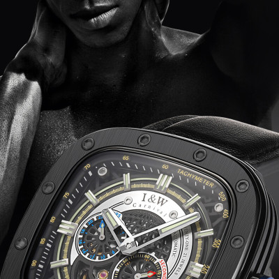 Đồng Hồ Nam I&W Carnival 666G1 Chính Hãng Full Box Chống Nước Kính Chống Xước Dây Da Cao Cấp BH 24T (Máy Cơ Tự Động)